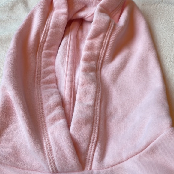 Abercrombie kids pink sweatshirt with white glitter lettering - Picture 3 of 5